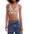 Two Tone Lady Lux Top in Fawn Combo