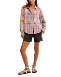 Madras Dreams Shirt in Pink Combo