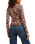 Tilly Long Sleeve Top in French Chocolate Combo