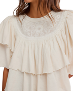 Rose Party Top in Sugar Swizzle