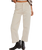 Deep Trance Cord Trousers in White Swan