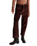 Deep Trance Cord Trousers in Shaved Chocolate