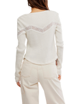 Lets Party Cardigan in Clean Ivory