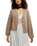 Cool Of The Night Cardigan in Mocha Melange