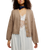 Cool Of The Night Cardigan in Mocha Melange