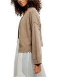 Cool Of The Night Cardigan in Mocha Melange