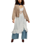 Cool Of The Night Cardigan in Mocha Melange