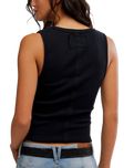 Jamie Henley Tank Top in Pitch Black