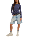 Nova Long Sleeve T-Shirt in Peacoat