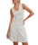 Longer Days Vest in White Alyssum