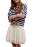 Lady Tulip Mini Skirt in Tea