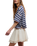 Lady Tulip Mini Skirt in Tea