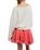 Lady Tulip Mini Skirt in Coral