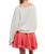 Lady Tulip Mini Skirt in Coral