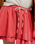 Lady Tulip Mini Skirt in Coral
