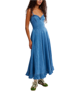 Another Season Midi Dress in Boardwalk Blue