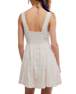 Can't Help It Mini Dress in Champagne Sugar Comb