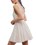 Can't Help It Mini Dress in Champagne Sugar Comb
