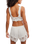 Petal Party Plunge Bralette in Clean Ivory