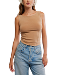 Iconic Tank Top in Tannin