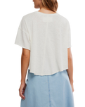 Elsie Swing T-Shirt in White Whisper