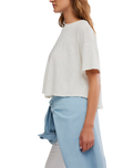 Elsie Swing T-Shirt in White Whisper