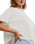 Elsie Swing T-Shirt in White Whisper