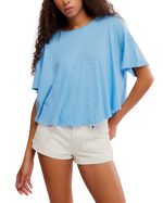 Elsie Swing T-Shirt in Blissful Blue