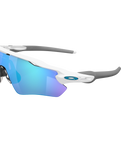 The Oakley Radar EV Path Team Colors Prizm Sunglasses in Prizm Sapphire & Polished White