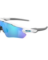 The Oakley Radar EV Path Team Colors Prizm Sunglasses in Prizm Sapphire & Polished White