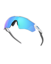 The Oakley Radar EV Path Team Colors Prizm Sunglasses in Prizm Sapphire & Polished White