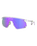 The Oakley BXTR Metal Prizm Sunglasses in Matte Clear & Prizm Violet