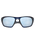 The Oakley Lateralis Prizm Polarised Sunglasses in Prizm Deep Water & Matte Transparent Blue