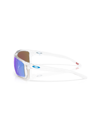 The Oakley Gibston XL Polarized Sunglasses in Prizm Sapphire & Clear