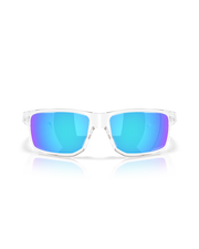 The Oakley Gibston XL Polarized Sunglasses in Prizm Sapphire & Clear