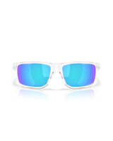 The Oakley Gibston XL Polarized Sunglasses in Prizm Sapphire & Clear