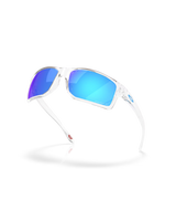 The Oakley Gibston XL Polarized Sunglasses in Prizm Sapphire & Clear
