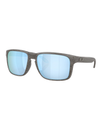 The Oakley Holbrook XXL Prizm Sunglasses in Prizm Deep Water Polarised & Woodgrain