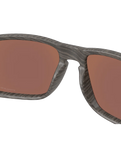 The Oakley Holbrook XXL Prizm Sunglasses in Prizm Deep Water Polarised & Woodgrain