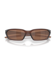 The Oakley Terraforma Polarized Sunglasses in Prizm Tungsten & Matte Rootbeer