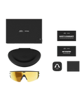 Meta Vanguard Sunglasses in Black & Prizm 24K
