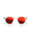 Meta HSTN Sunglasses in Warm Grey & Prizm Ruby