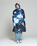 The Rain Kiss Womens Rain Poncho in Starry Night