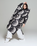 Half Moon x Smiley Rain Poncho in Dark Blue