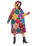 The Rain Kiss Womens Pop Art Smily Originals Rain Poncho in Multi-Colour