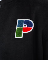 The Parlez Mens Anchorage Bomber Jacket in Black