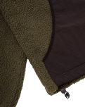 The Parlez Mens Ascend Fleece in Moss