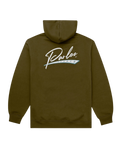 The Parlez Mens Chisel Hoodie in Moss