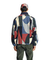 The Parlez Mens Ripley Fleece Jacket in Multi