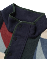 The Parlez Mens Ripley Fleece Jacket in Multi